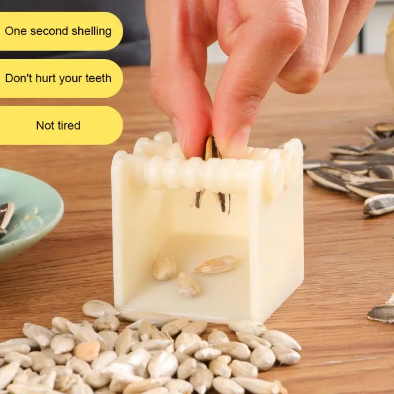 Manual Seed Peeling Machine Lazy People Nutcracker Opener Melon Seed Peeling Tool Child Assist Clean Seeds Gift Kitchen Gadgets