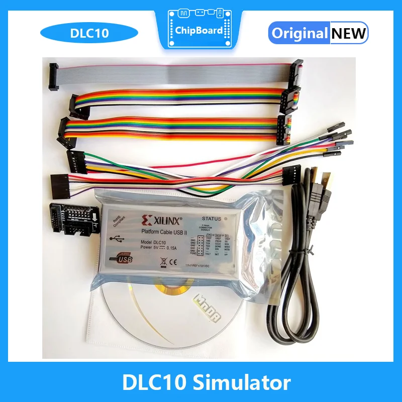 New DLC10 Xilinx Platform USB Download Cable Jtag Programmer Debugger  Adapter for FPGA CPLD C-Mod XC2C64A  XC2C256