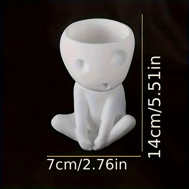 Kawaii شجرة الجان زارع وعاء كوداما البستنة وعاء حامل نبات صغير حامل النبات أواني الزهور النباتية للنباتات الداخلية