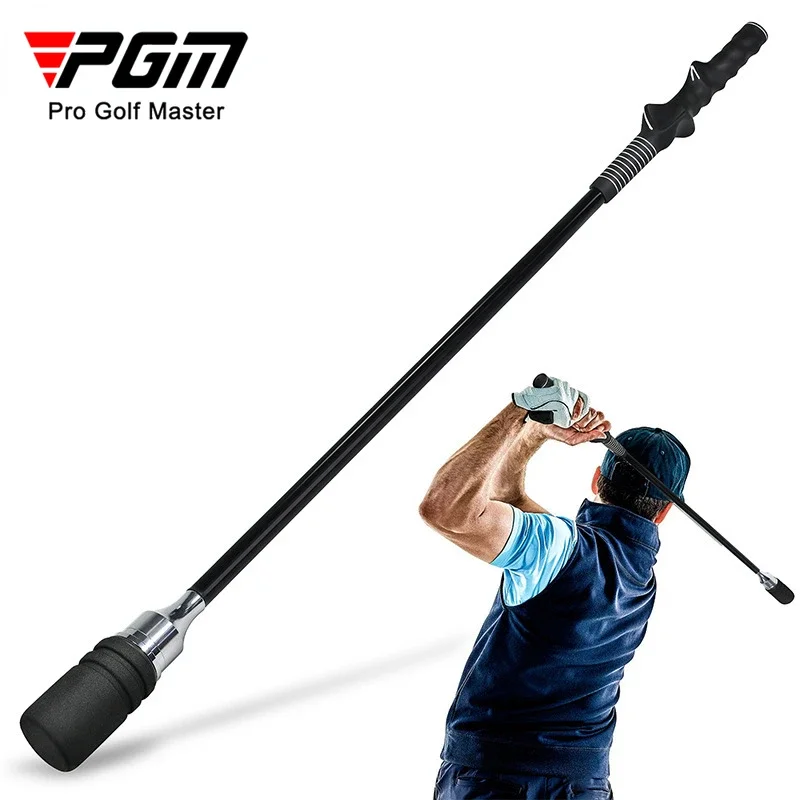 PGM Golf Swing Trainer nero Indoor e Outdoor Practice Stick Hand Grip TA031