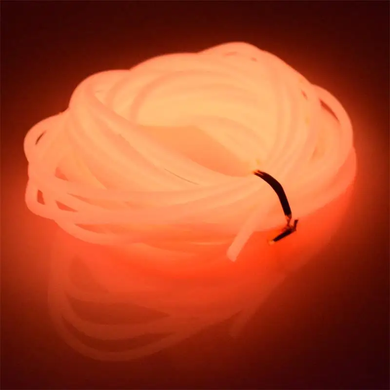 5-Meter/Beutel Nachtlichtschlauch, Hochdruck-Angelschnurschlauch für tiefes Wasser, Weicher Gummi-Nachtlichtschlauch zum Angeln – Detail 5