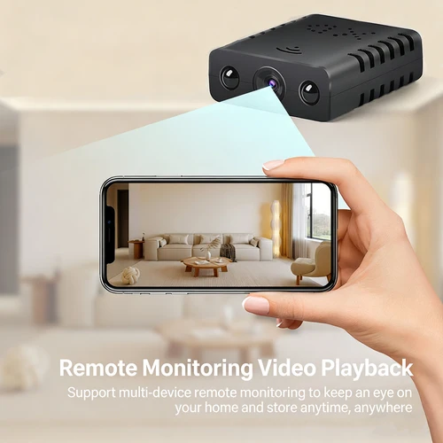 Imagen 2 del producto MINI cámara de seguridad pequeña WiFi 1080P HD cámaras inteligentes para el hogar Mini cámaras niñera Cam con Sensor de movimiento visión nocturna