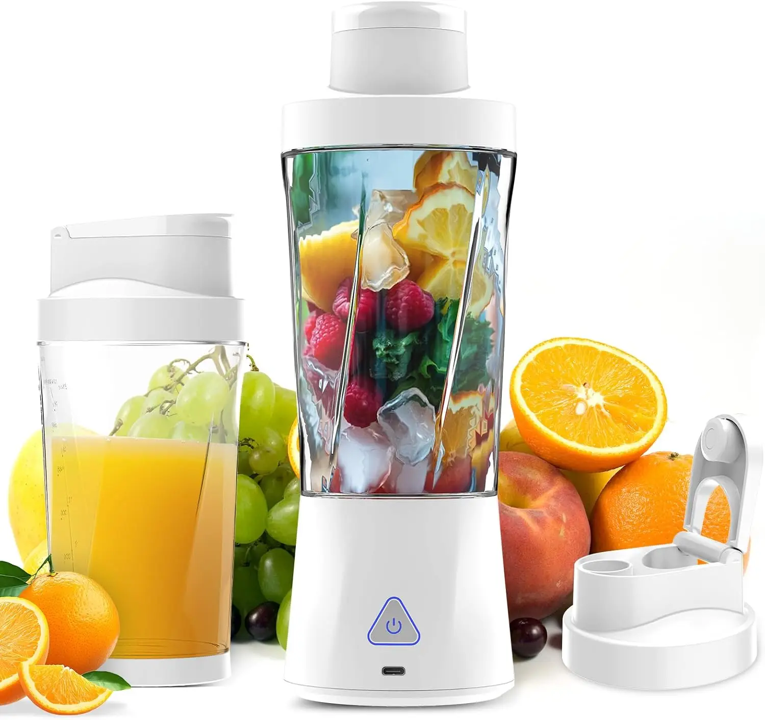 New Fruit Juice Cup with Juicer Blender Large Capacity Portable Juicer Cup Strong Power Can Crush Ice. juice
