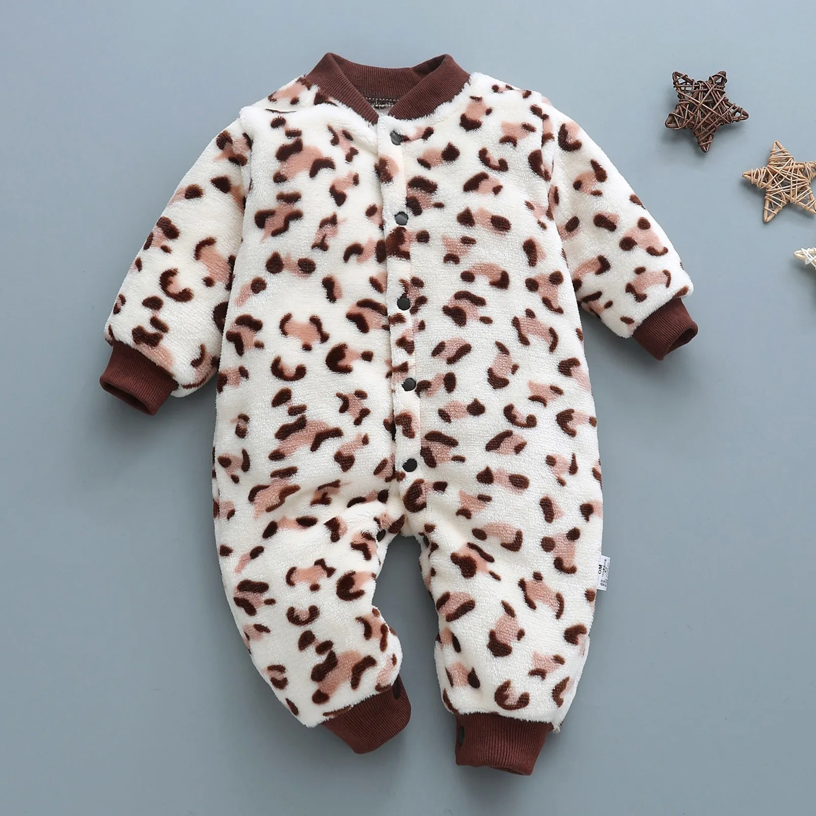 Onesie Girls Outfits Coveralls Baby Rompers Long Sleeve Jumpsuit Bebe Infant Clothing Thick Warm Autumn Winter Newborn Clothes