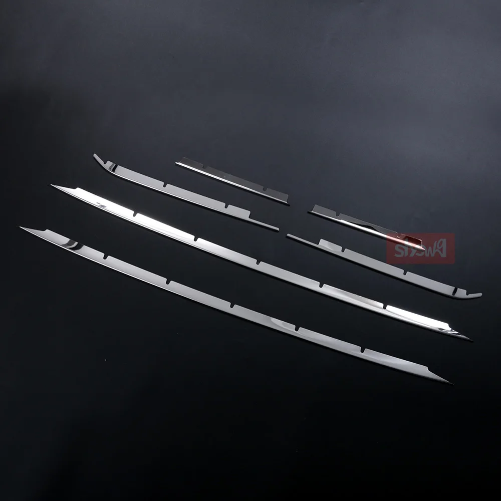 Chrome Car Styling for Toyota 22 Noah 90 Series Bumper Grille Trim Front Grille Face Stainless Steel Exterior Accessories 6 PCS