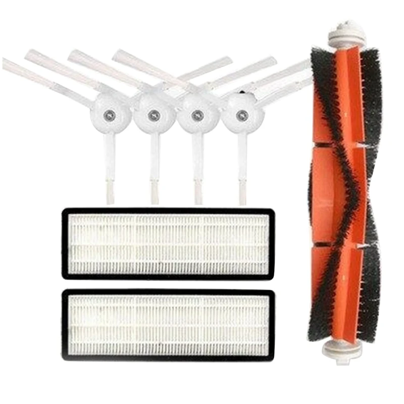 Filtre HEPA et brosse principale pour aspirateur robot Xiaomi Roborock, 9 pièces, modèles S50, S51, S55, T6, T7