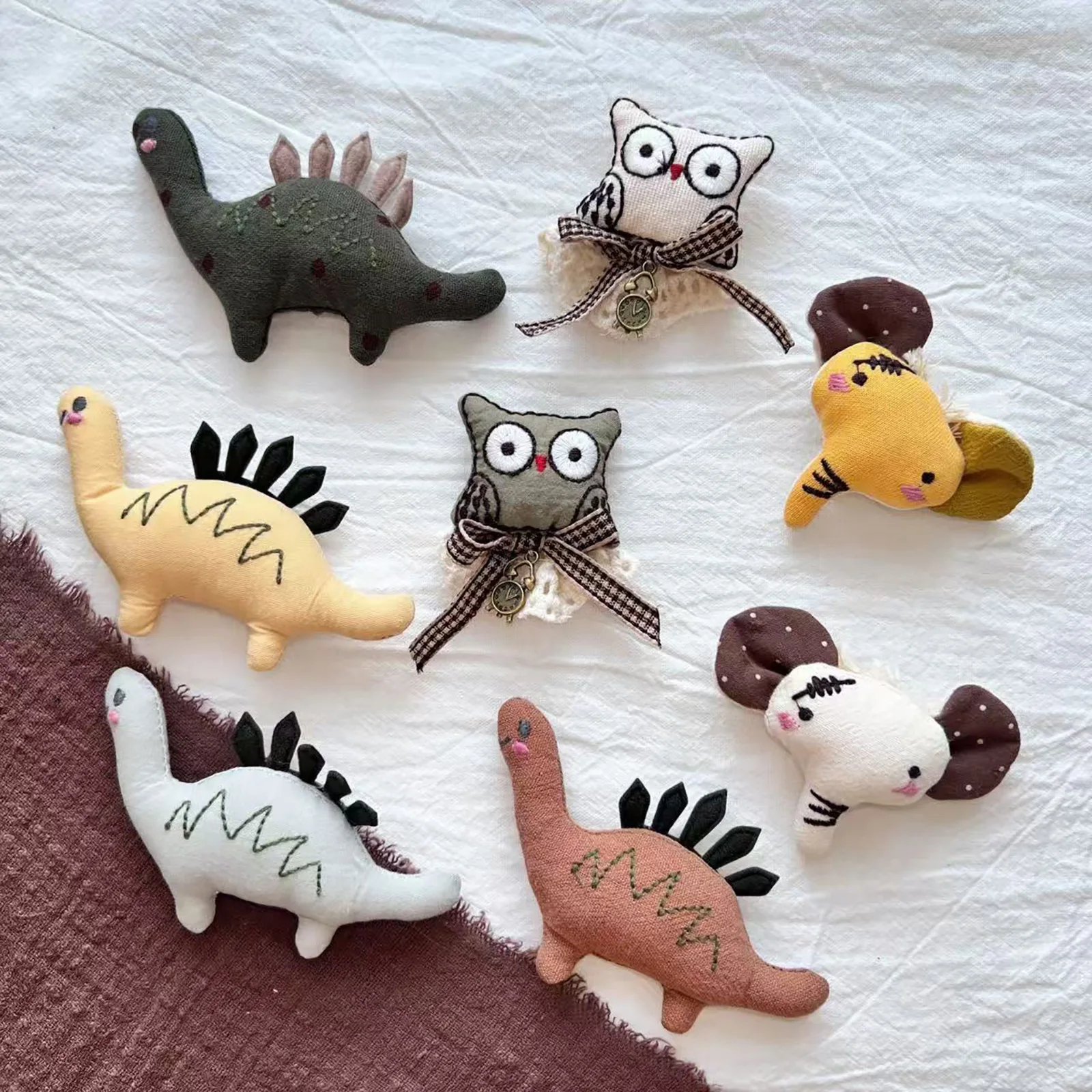 Upgraded Stuffed Fabric Brooch for DIY Clothing Accessory Eco Friendly Non Toxic Soft Touch Lightweight