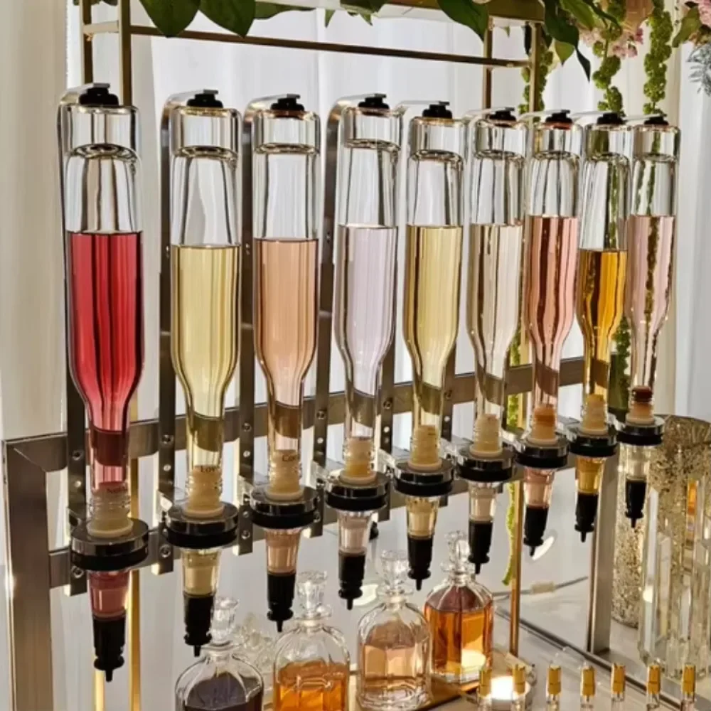 Metal Stand Personalization Original Scent Bar Experience Perfume Oil Dispenser 6/8/12 Heads 375 ml with