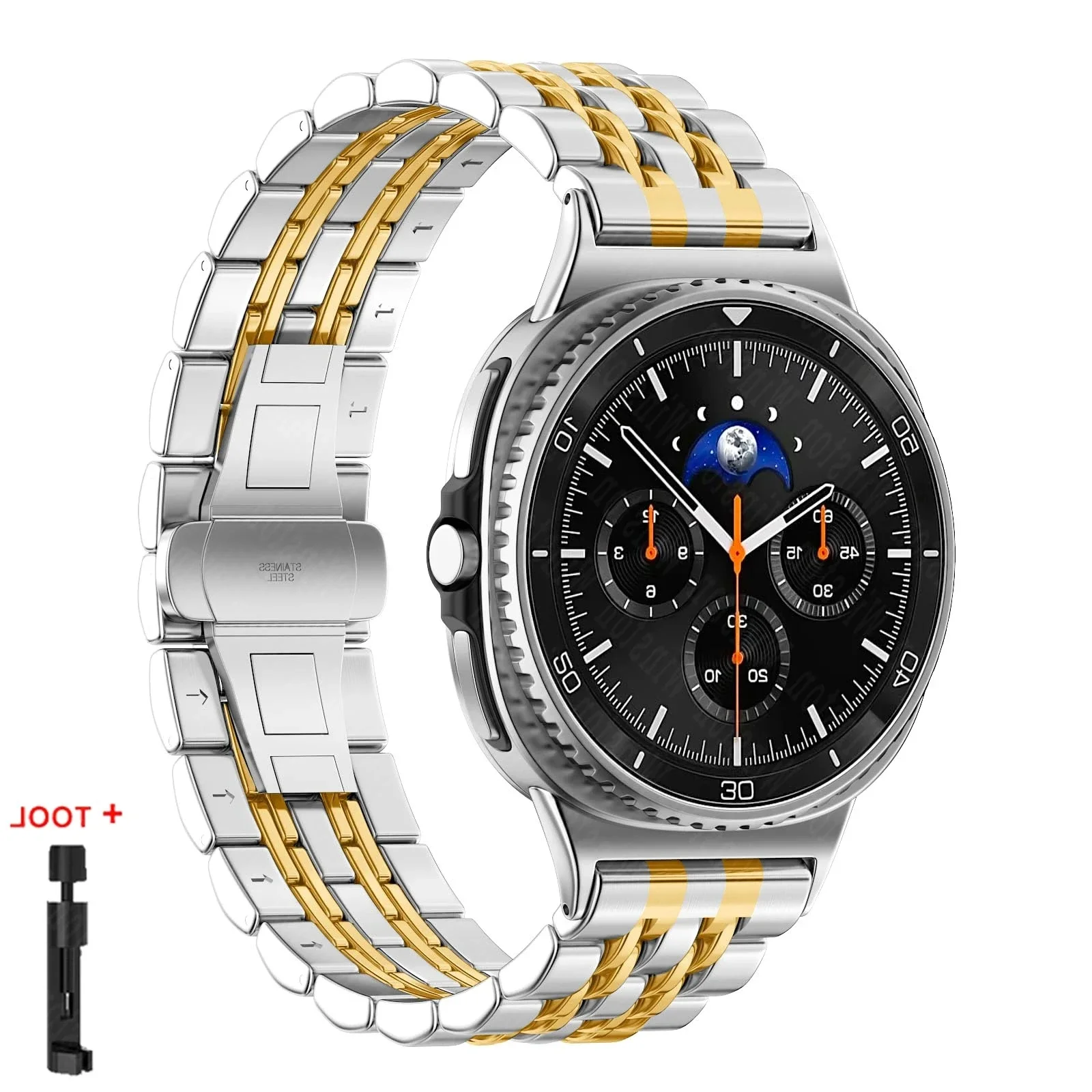 Voor Samsung Galaxy Horloge 8 40/44mm 8 Klassieke 46mm Metalen Armband Roestvrij Stalen Band Polsband zakelijke Horlogeband