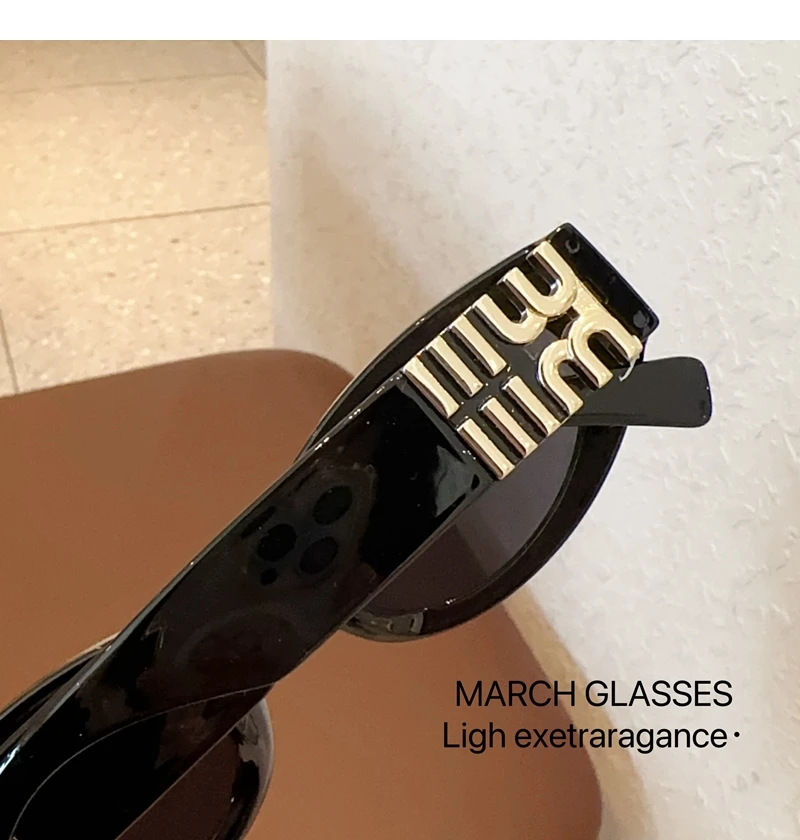 Retro Oval Tortoise Shell Sunglasses Gold Accent Small Frame Shades  Fashion Eyewear for Women Gafas De Sol Luxury Sun Glasses view 6