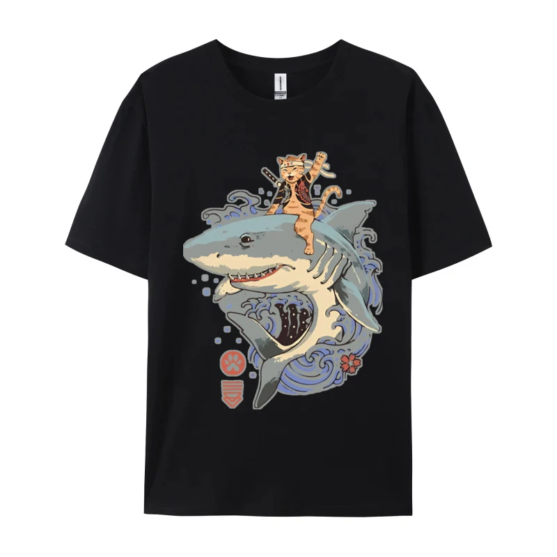 

Catana Shark Vintage T-Shirt Cute Style T-shirt Tees New Arrival Fashionable Cotton Men T Shirt Fashionable