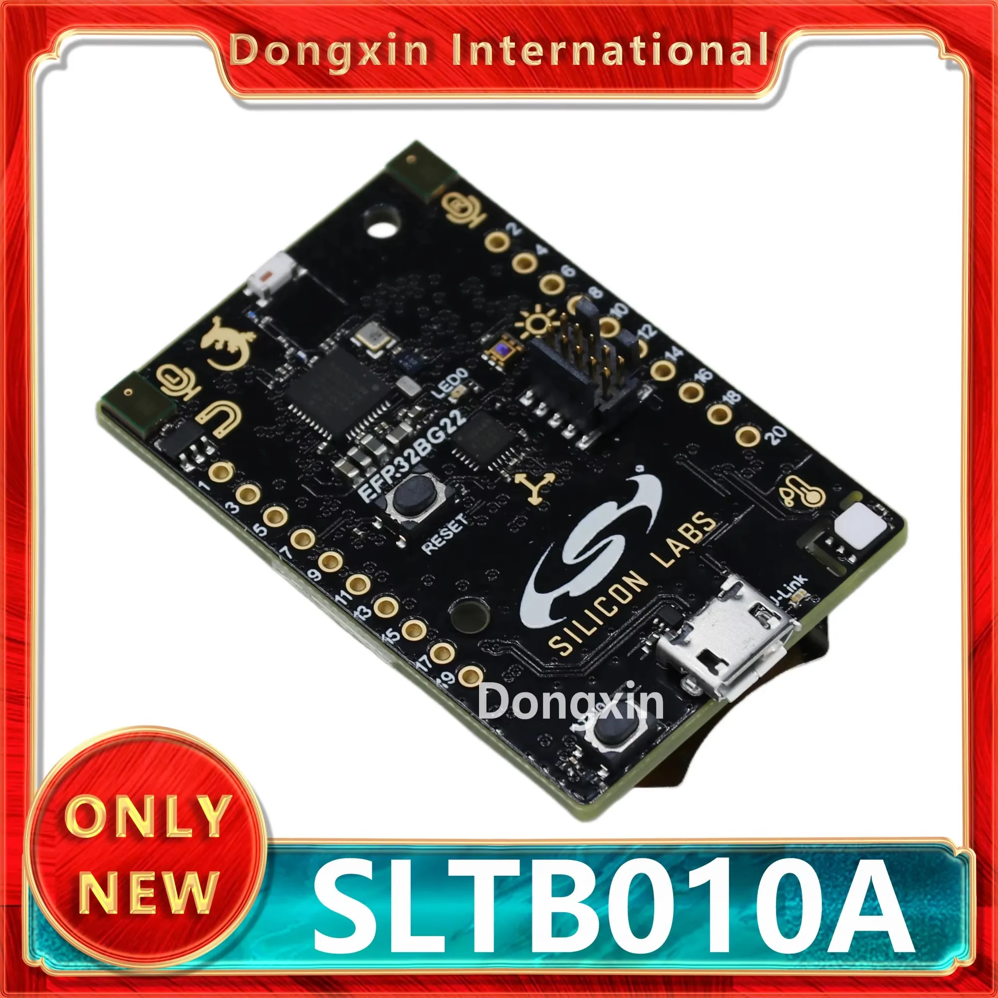 

SLTB010A EFR32BG22 Bluetooth 5.2 SoC IoT Development Platform Thunderboard