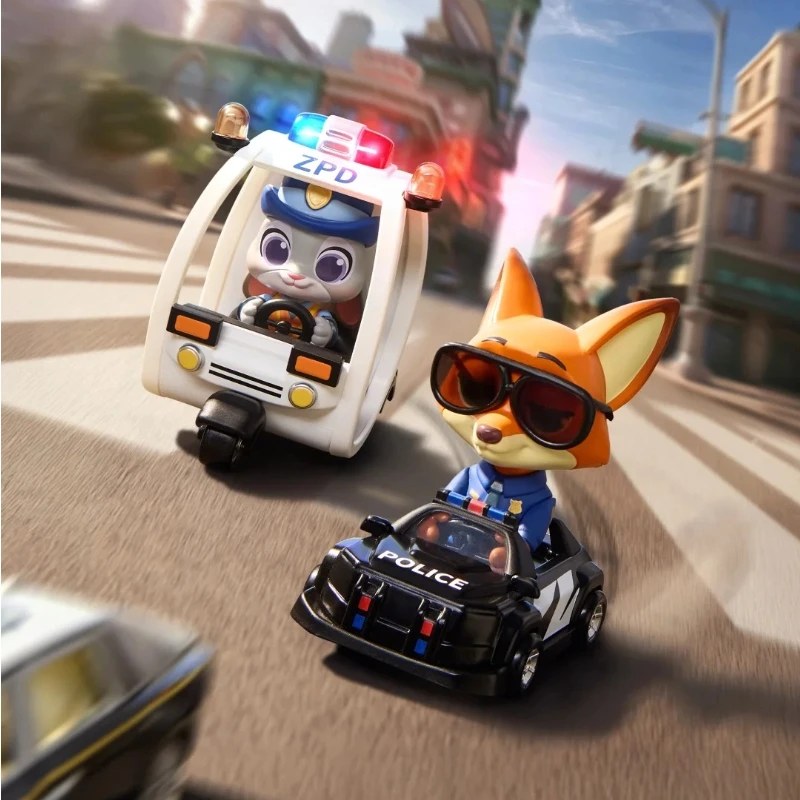 

Miniso Zootopia Driving Fun Travel Series Vinyl Blind Box Anime Peripheral Cartoon Cute Toy Desktop Ornament Mystery Gift Box