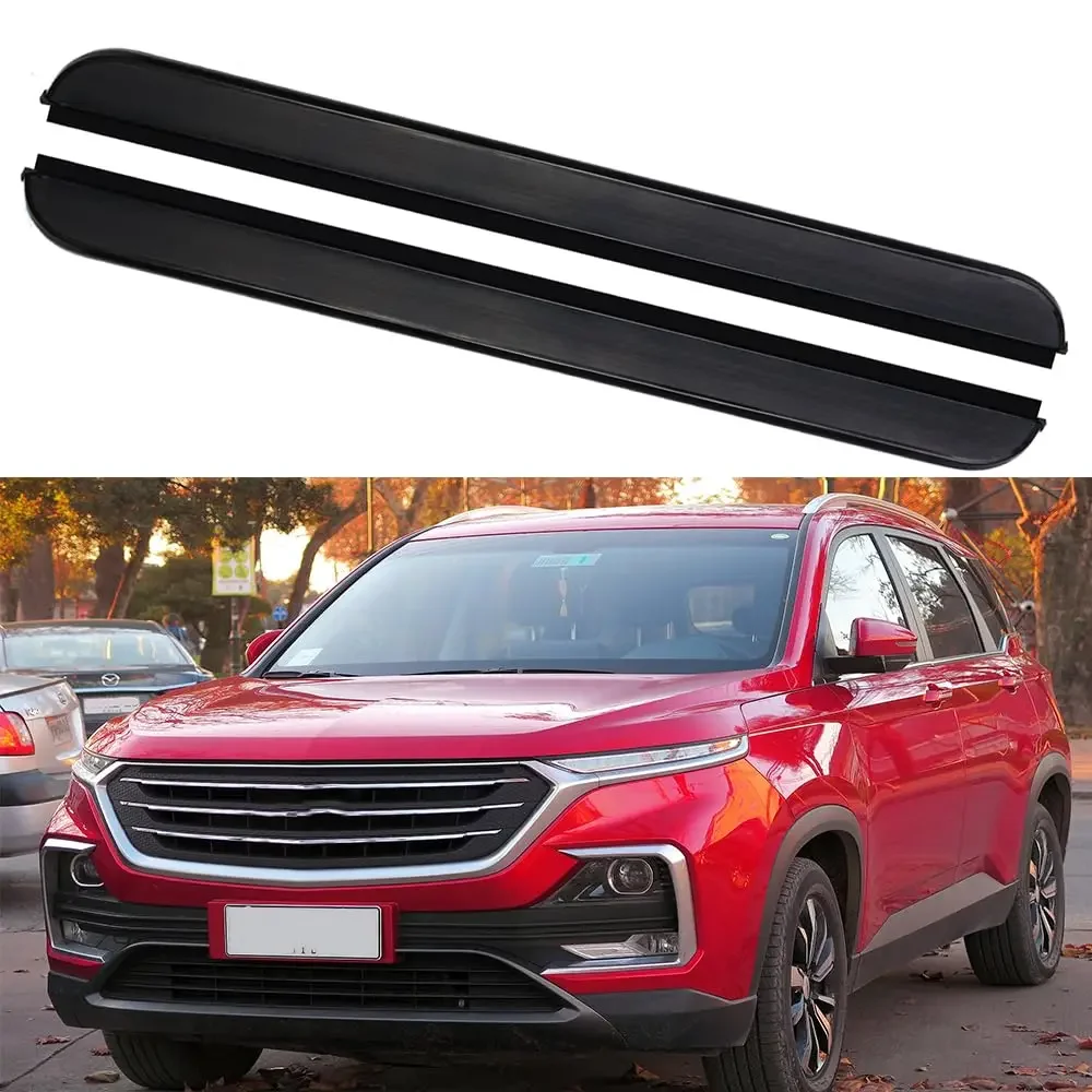 Aluminium Alloy 2PCS Side Steps Running Boards Nerf Bars Side Pedal Fits for Chevrolet Captiva 2018-2024