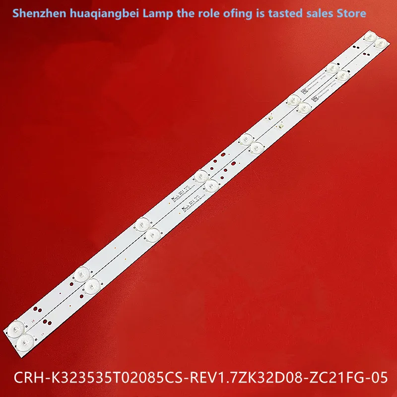 Cho Lehua32S230 Oberli LED32H8 LCD Thanh Nhẹ CRH-K323535T02085CS-REV1.7 8LED 3V 579Mm 100% Mới