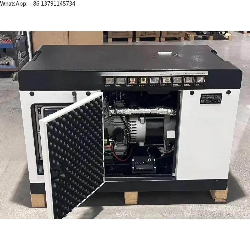 50/60hz ultra-quiet diesel generator set, suitable for 15kva 20kva 25kva 12 Kw household generator diesel 12kw
