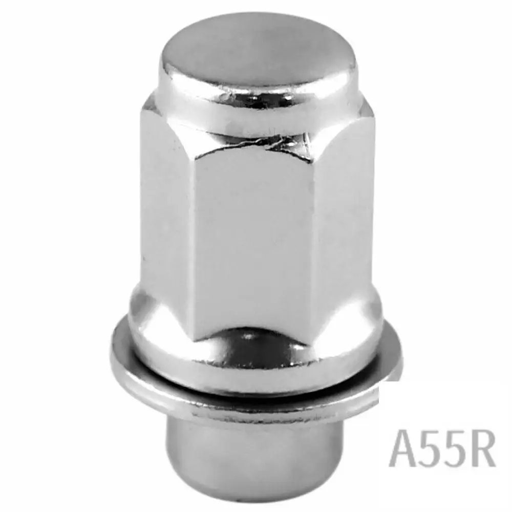 

5R-Set Of 24 Nuts Lugs Taller Chrome Wheel Nut (LUG) 90084-94002 For Toyota Tacoma 4 Runner Lexus