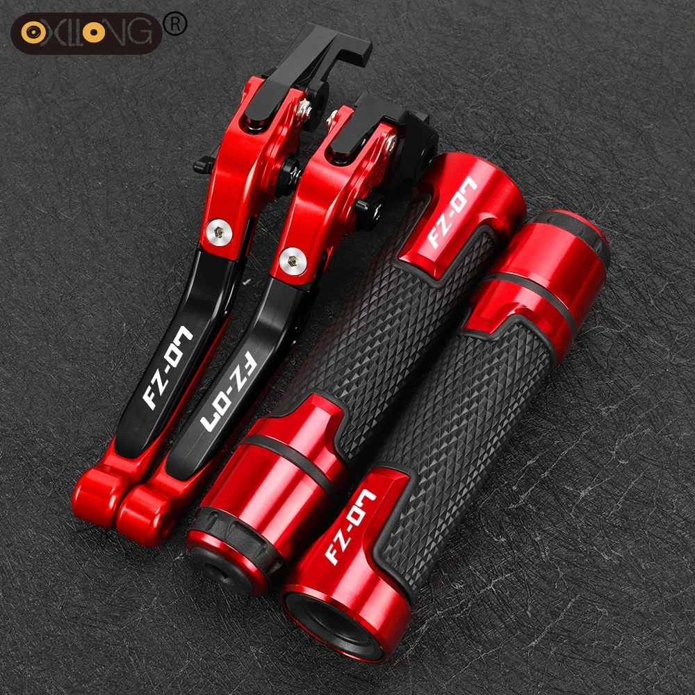 

FOR YAMAHA FZ07 2014 2015 2016 2017 2018 - 2023 Motorcycle Brake Clutch Levers Handlebar Handle bar Hand Grips ends Accessories