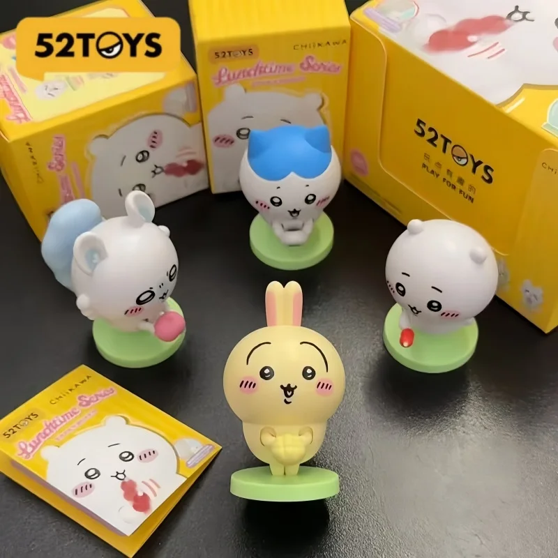 

52TOYS Chiikawa Lunchtime Series Genuine PVC Mini Figure Blind Box Kawaii Decor Trendy Toy Surprise Gift For Girls Kids
