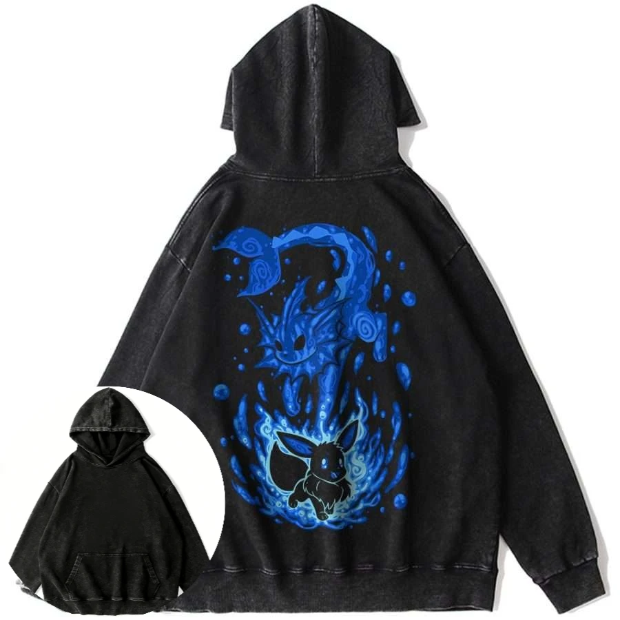 moletom-masculino-de-algodao-preto-lavado-anime-pokemon-rayquaza-green-dragon-back-print-com-blue-energy-vintage-casual-manga-comprida