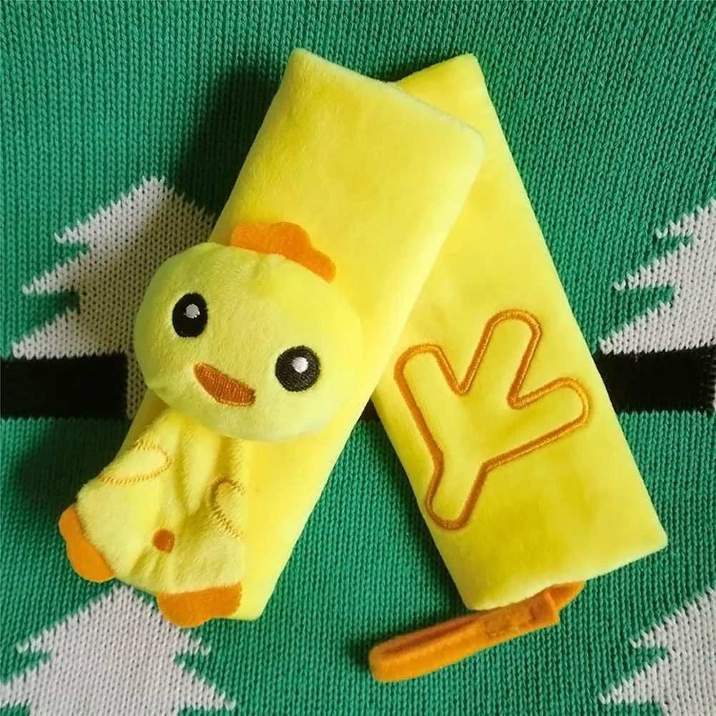 

2Pcs Baby Car Seat Stroller Shoulder Pads Soft Skin-Friendly Fabric Adjustable Adhesive Closure Full Head Support Universal Size