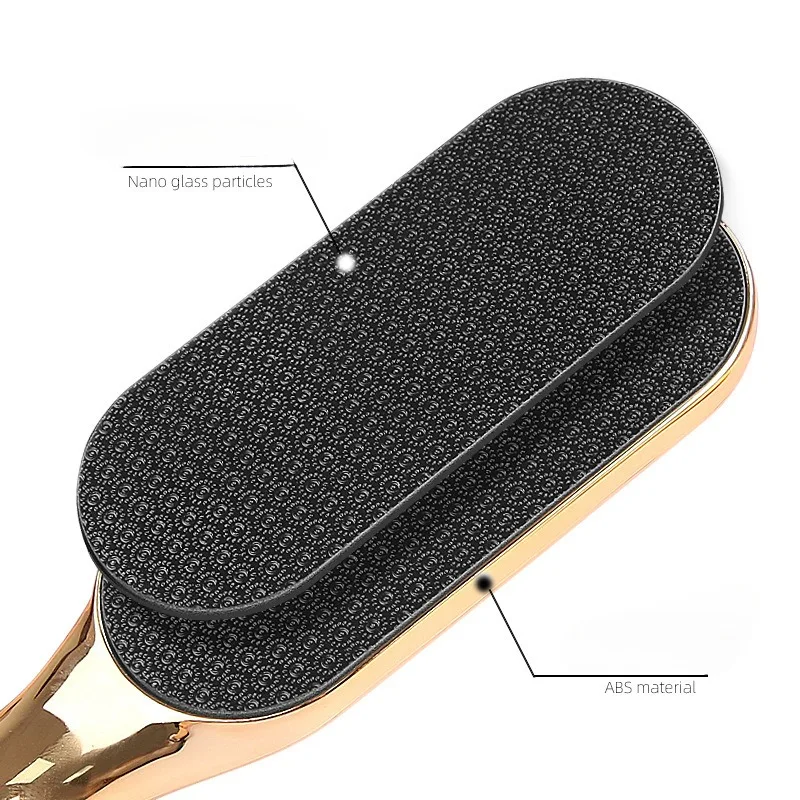 Profissional nano vidro arquivo de pé saltos pele morta removedor de calos pés purificador para mulher cuidados com a pele cuidados com os pés pedicure ferramenta