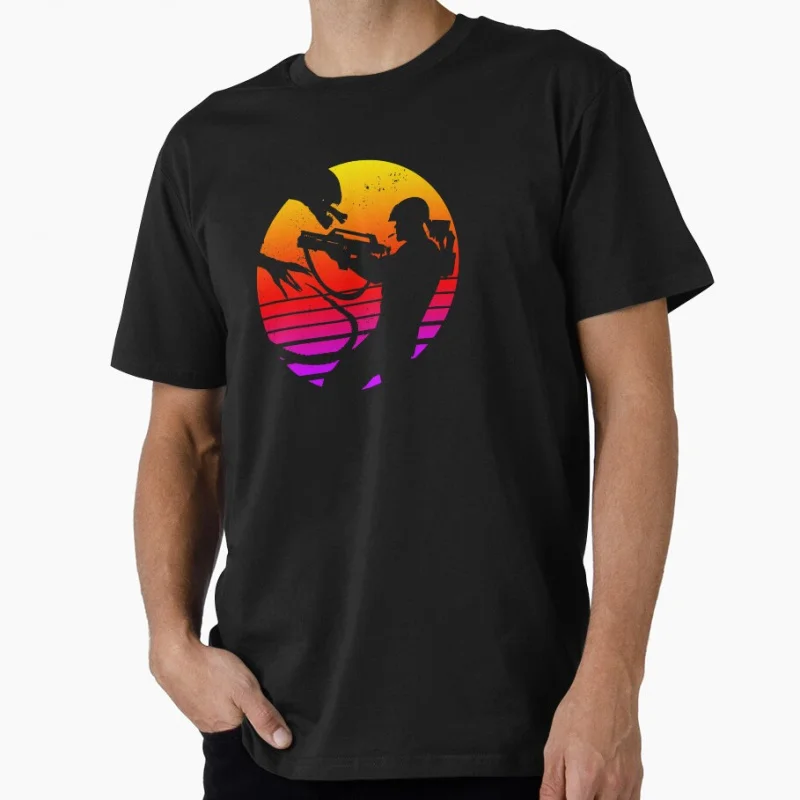 

Last Stand lv-426 80s vintage Horro movie Alien Hells warrior Ripley Sacry Space Monster Xenomorph Gift T-shirt Large size Tops