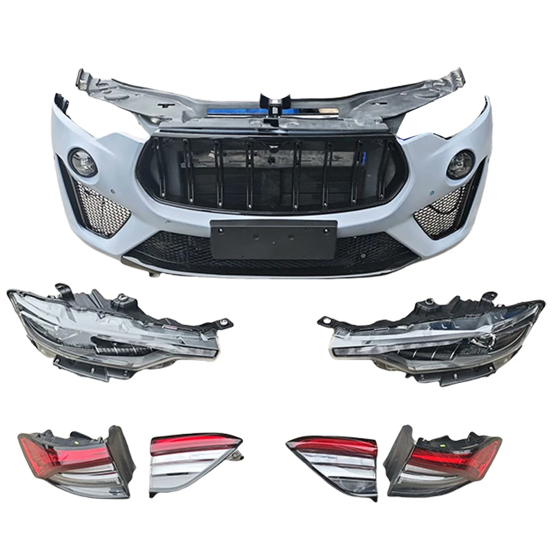 

Suitable for Maserati Levante Front Mouth, Front and Rear Bumpers, Headlights, Grille Assembly
