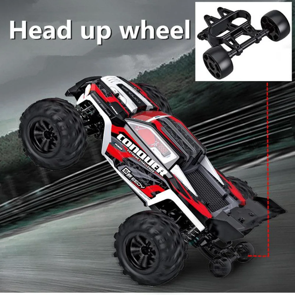 2022 New 1:16 Scale Large RC Cars 50km/h High Speed RC Cars Toys for Boys Remote Control Car 2.4G 4WD Off Road Monster Truck