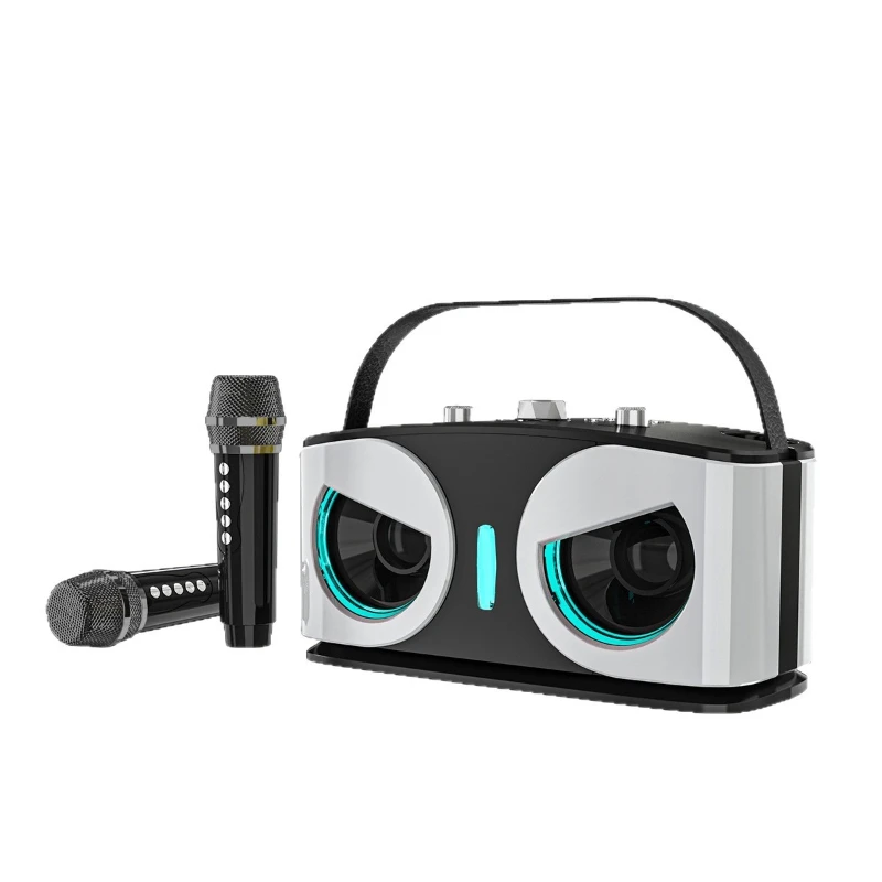 Singing Audio Bluetooth Outdoor Wireless Dual Microphone Speaker