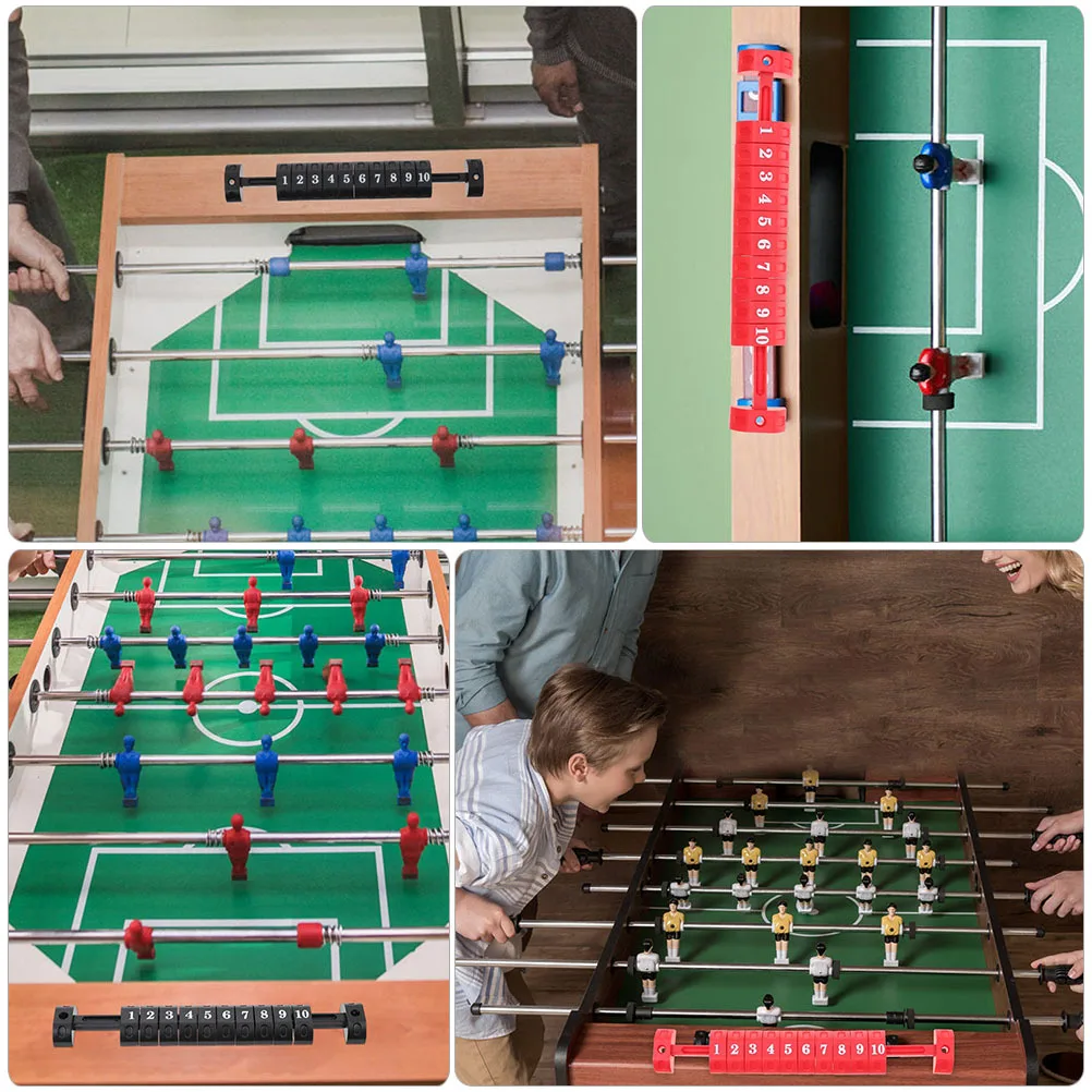 

2pcs Table Soccer Score Keepers Durable Plastic Scoring Counters For Foosball Long-Lasting Desktop Sports Equipment