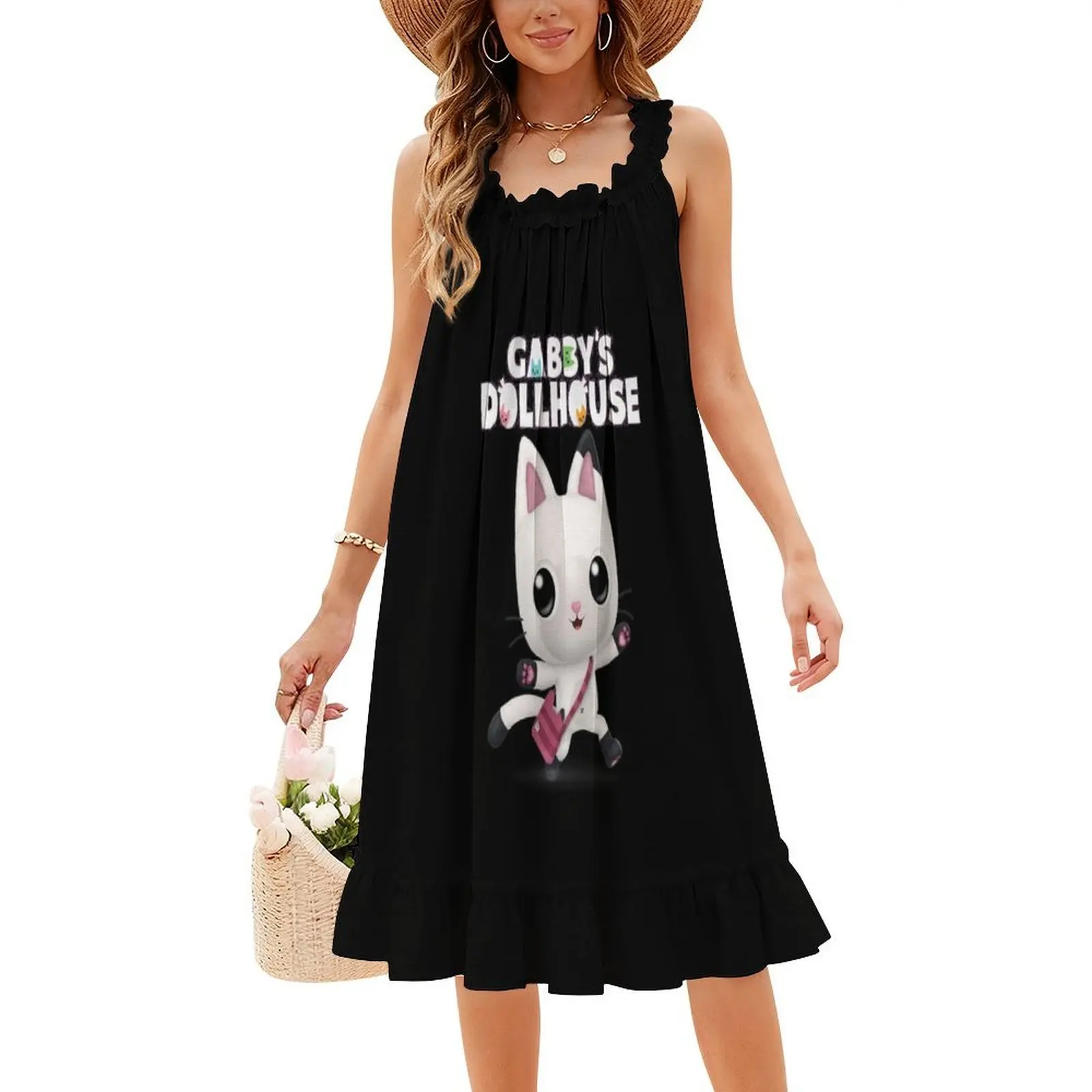 Gabby Dollhouse Boho Chic Dress Elegant Fashion Beach Wedding Party Gown Kids Gabby Dollhouse Cute Gabby Woman Clothes