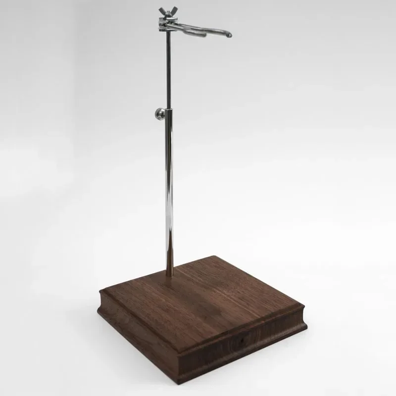 Black Walnut Base - Adjustable BJD Doll Stand