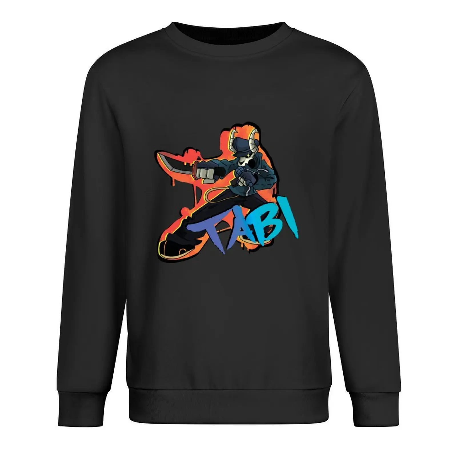 

FNF ANOTHER TABI GRAFFITI WITH TEXT Pullover aesthetic clothing blouse men clothing tracksuits men sweatshirt