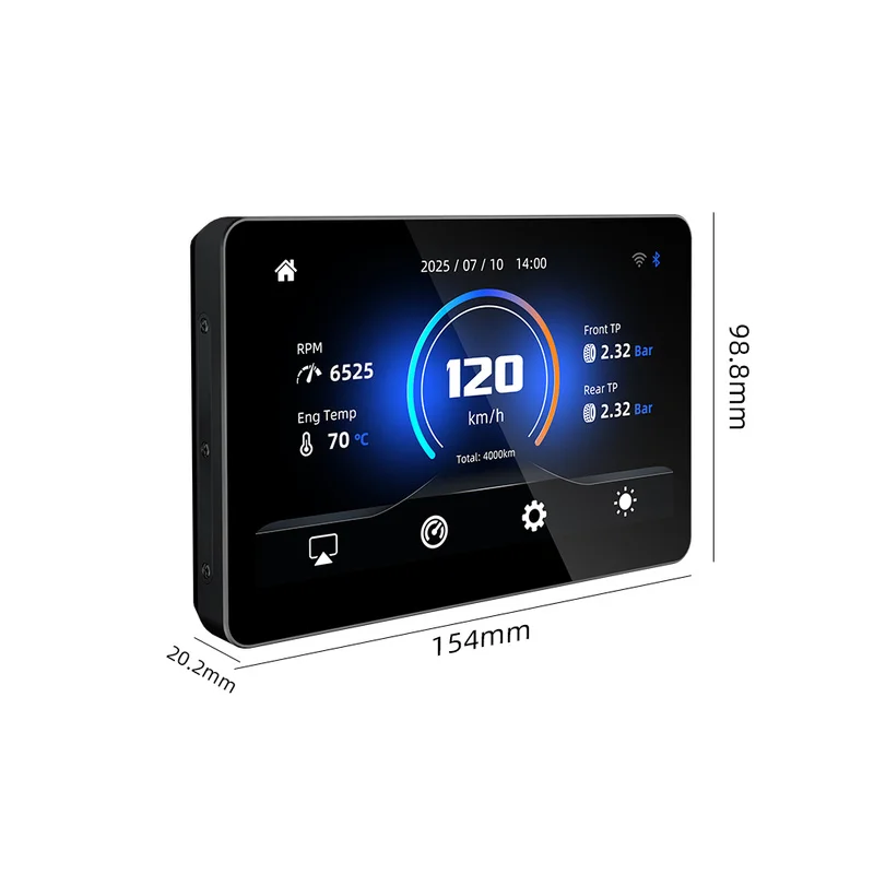 【6.2】Navigation CarPlay for BMW motorcycle, Optional CANbus original vehicle protocol