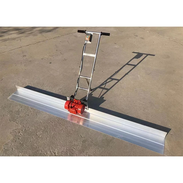 Portable 4 Meters Concrete Vibrating Screed Cement Floor Leveling Machine