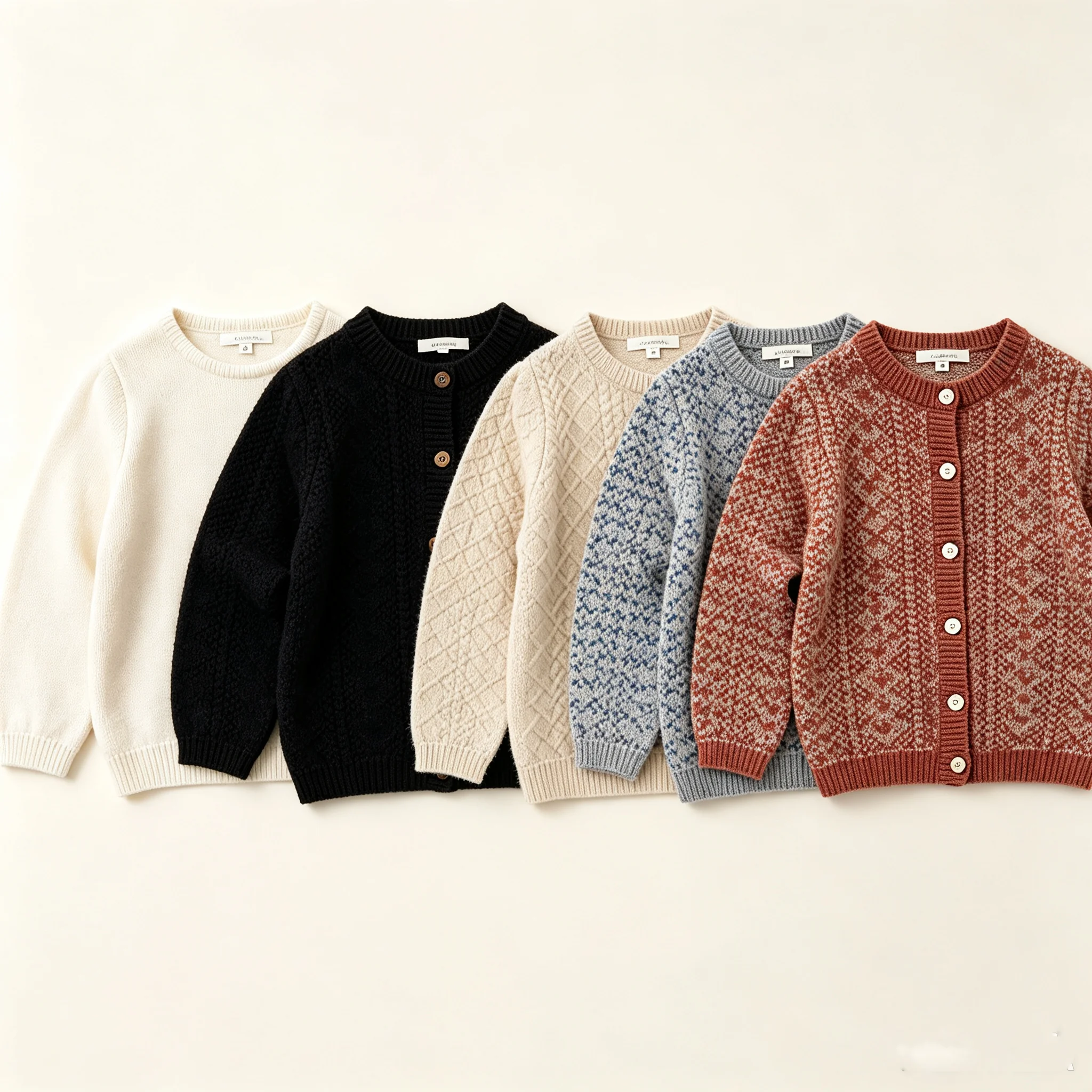 Kids Clothes Girls Knitted Sweaters 2026 Autumn Winter Flower  Brand Knit Hat Cardigan Baby Jacket Children Outwear Christmas
