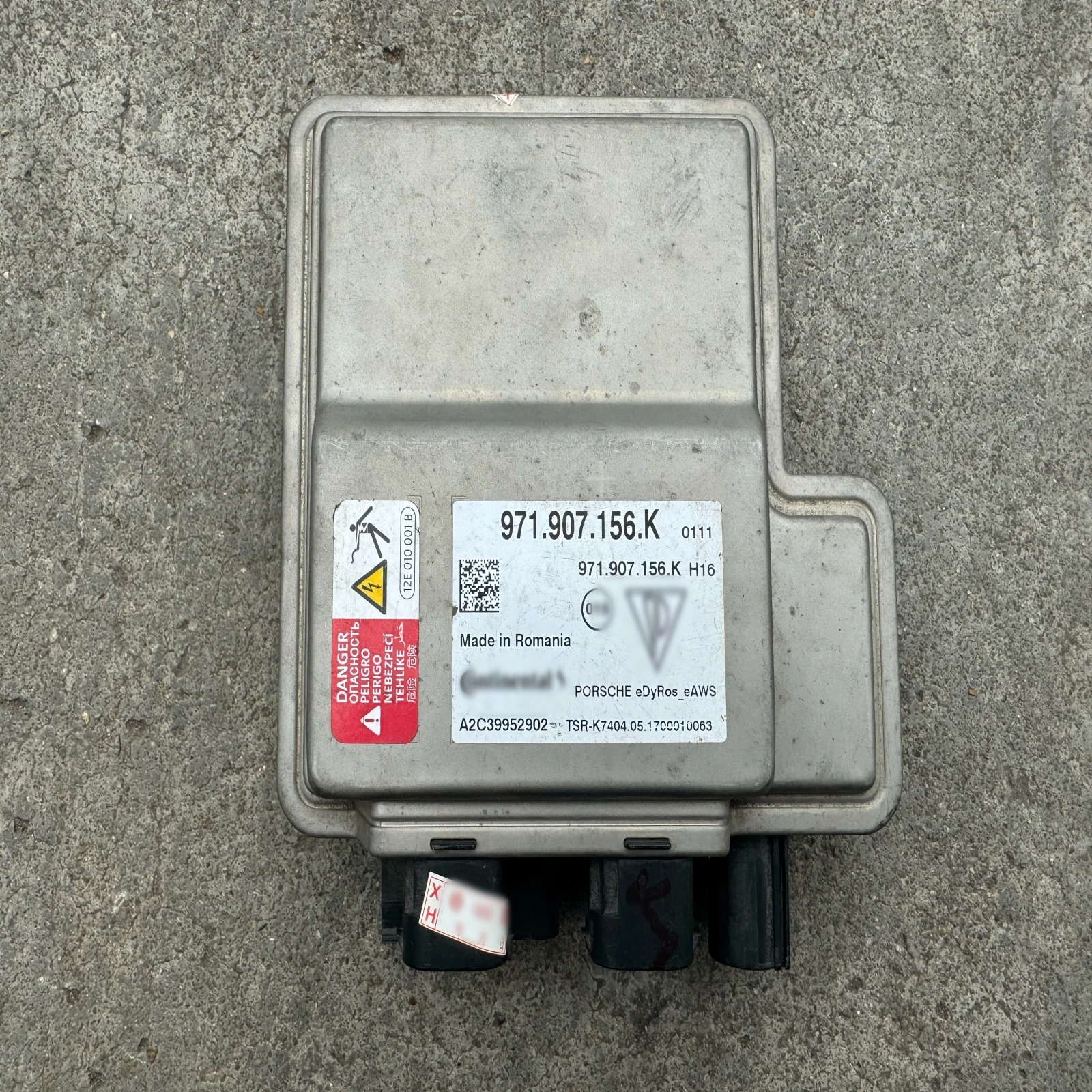 New High Quality Panamera 971 Front and Rear Electronic Balance bar Swing Module Anti-tilt bar Adjustment Computer for Porsche