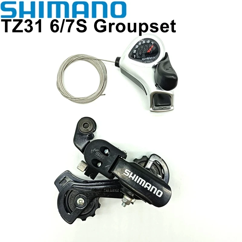 

Переключатель передач Shimano TZ31, 6/7 скоростей, задний переключатель передач велосипеда, рычаг переключения передач 6S 7 S SL TX50