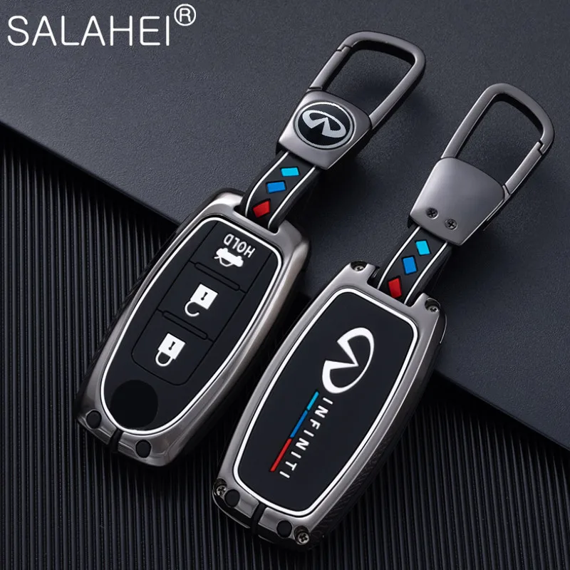 Car Remote Key Case Cover Shell For Infiniti Q50 Q60 Q70 QX50 QX60 QX70 G25 FX JX35 FX25 FX35 EX35 FX37 Keychain Accessories