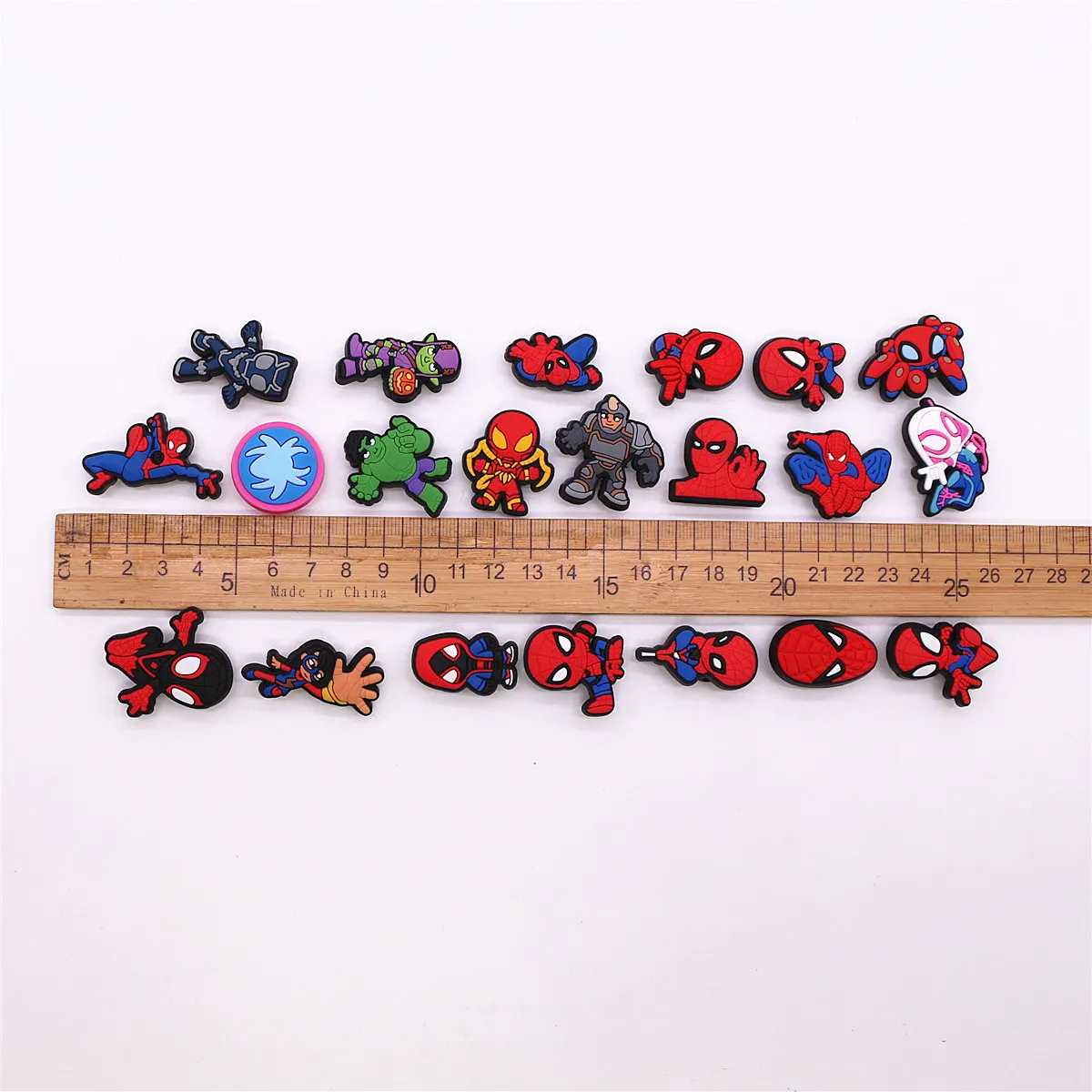 1pcs Marvel's Spider-Man Shoe Charms Cartoon Superhero Clog Pins Sandal Decorations Shoe Accessories Slippers Buckle Gifts image 6