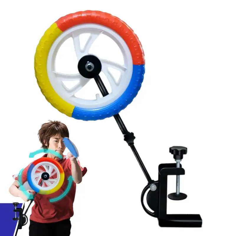 Table Tennis Training Machine Ping Pong Practice Ball Device Adjustable Table Tennis Trainer Pingpong Training Device for Home