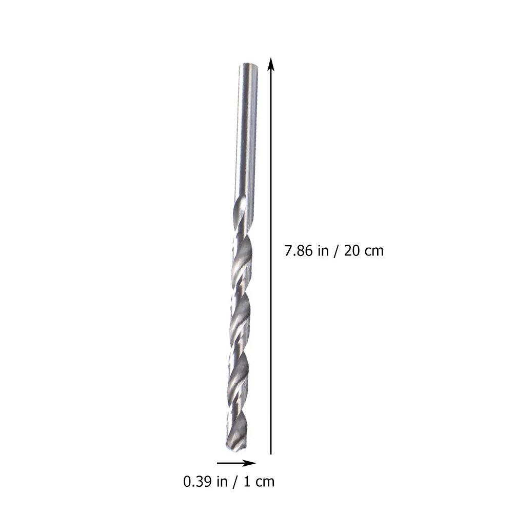 

8pcs High-Speed Steel Twisting Drill Bits Long Straight Shaft Durable Strong Drilling Wear Resistant Fast Execution