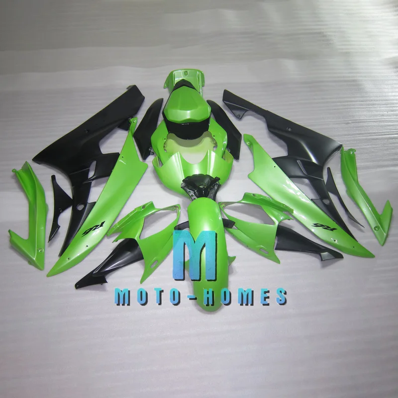 

ABS Plastic Fairings Set for Yamaha R6 2006 2007 YZF R6 06 07 Road Sport 100% Injection Molded Motorcycle Accessories Green