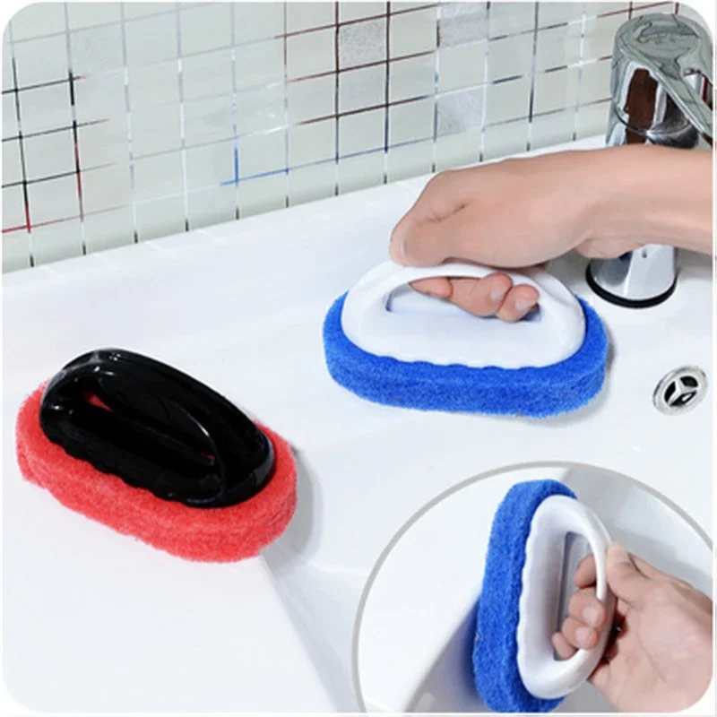 C089 Kitchen handle decontamination Sponge hard bottom cleaning Brush Kitchen bathroom Bath Brush floor wipe Department Store