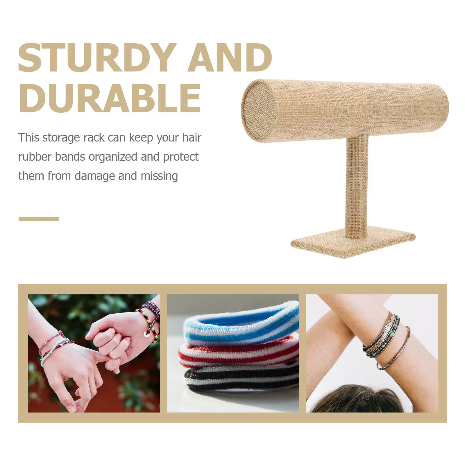 Headpiece Rack Organizer Lightweight Stable Portable Hair Tie Display Stand for Home Store Use Gift Friends Family