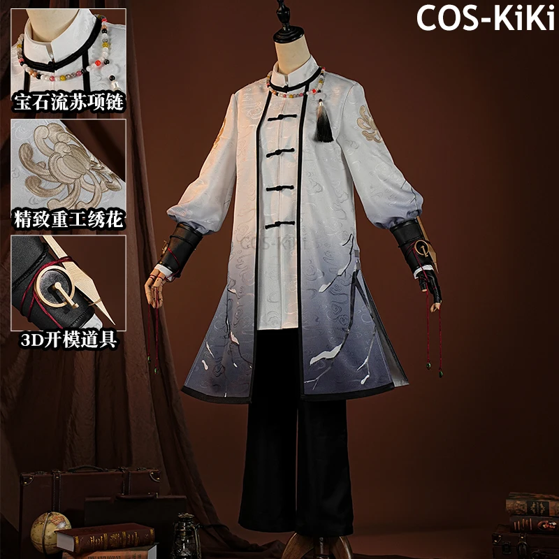 Cos-kiki Identity V Emir Patient QiZhen traje de juego de moda atractivo disfraz de Cosplay fiesta de Halloween traje de juego de rol S-XXL