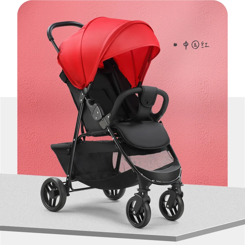 

Shenma portable breathable baby stroller can be easily folded to sit down, sleep and shock-proof newborn baby travel trolley