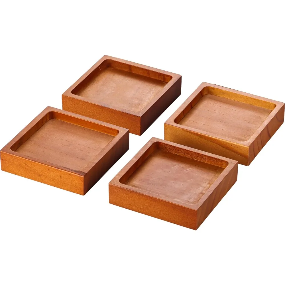 

Wood Bed Furniture Risers 1 Inch, Solid Pine Wood Furniture Risers: Enhance Durability, Comfort, and Style with Effortless