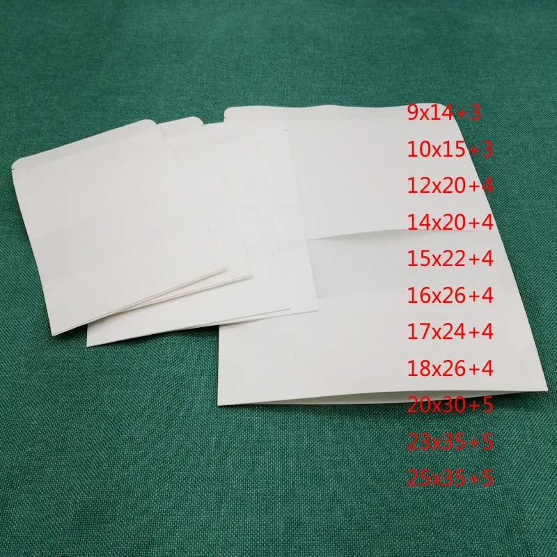 Ziplock White Paper Bags 50Pcs Window Standing White Kraft Paper Bag Handmade Gift Bag Paper Box Kraft Packaging Bags Wed Pouch